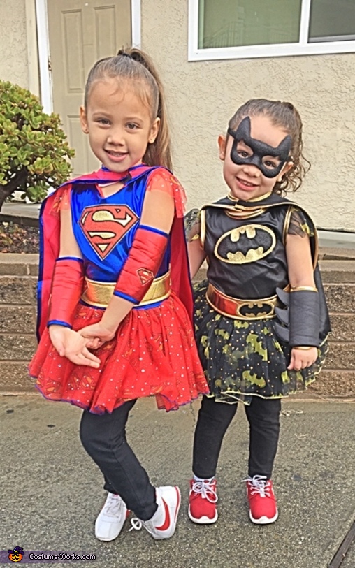 Supergirl and Batgirl Costumes