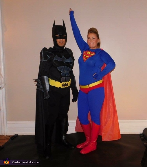 Superman and Batman Costume | DIY Costumes Under $65 - Photo 2/4