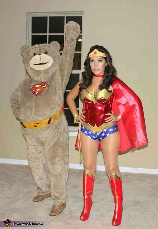 SuperTed and Wonder Woman Costume