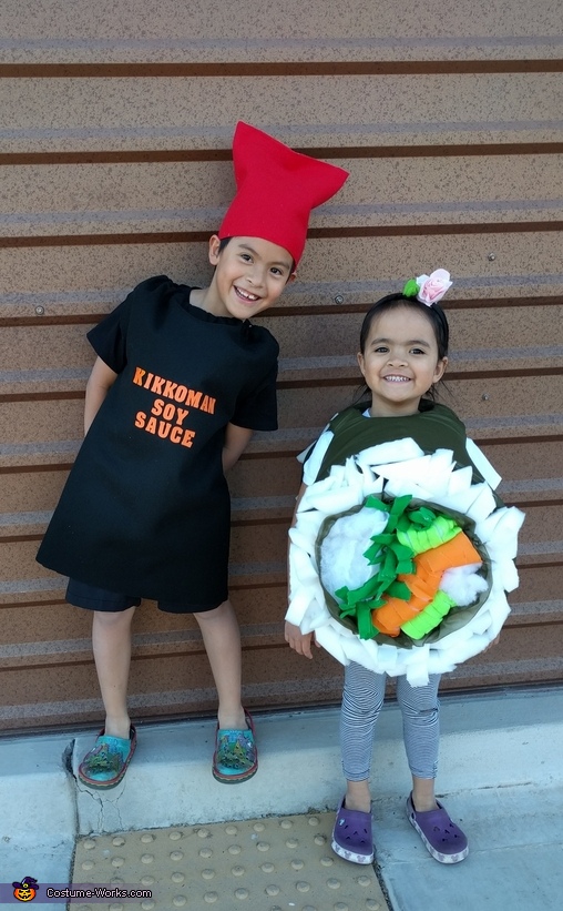 Sushi and Soy Sauce Costume