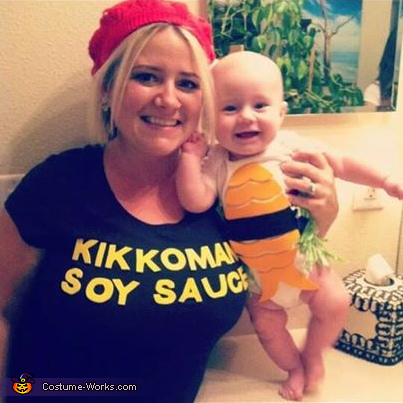 Sushi and Soy Sauce Costume