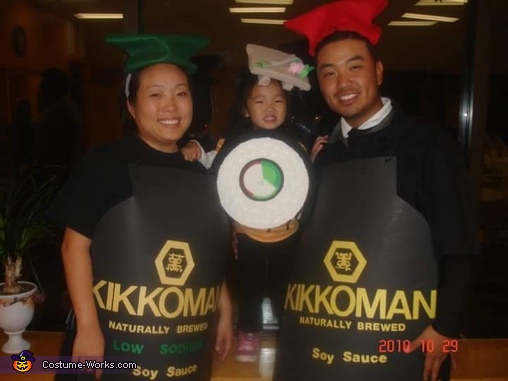 Sushi and Soy Sauce Costume