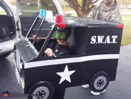 Swat Man and Truck Costume