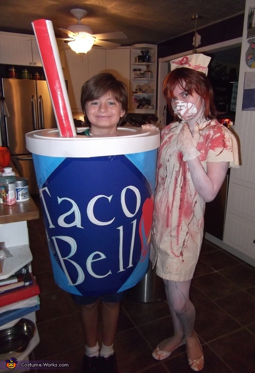 Taco Bell Cup Costume