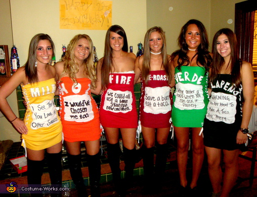 Taco Bell Sauce Packets Costume