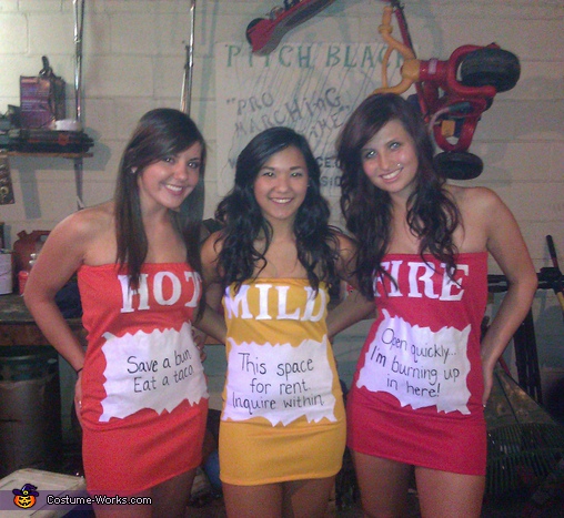 Taco Bell Sauces Costume