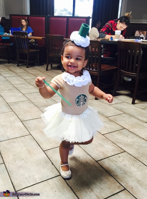 Tall Frappuccino with Extra Whipped Cream Costume