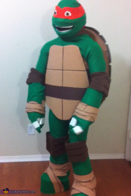 DIY Girl's Ninja Turtle Costume