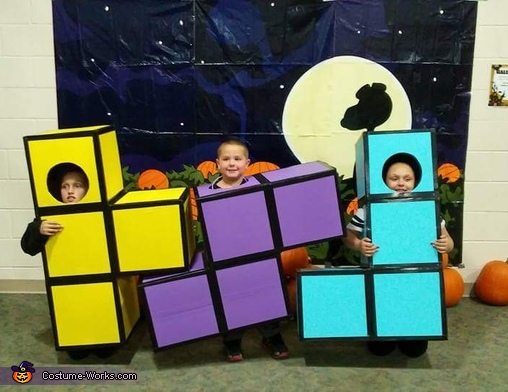 Tetris Kids Halloween Costume | Coolest DIY Costumes