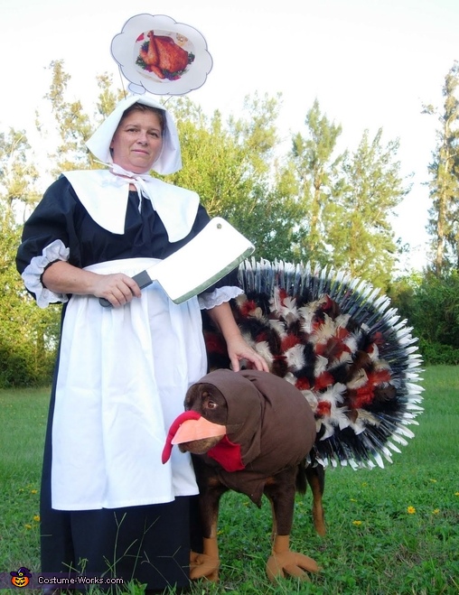 Thanksgiving Turkey Dog Costume