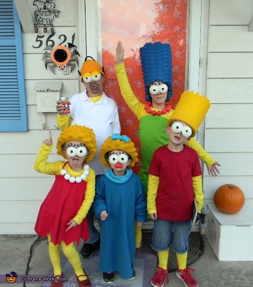 Masaccio Brilliant chorus The Simpsons Family Halloween Costume