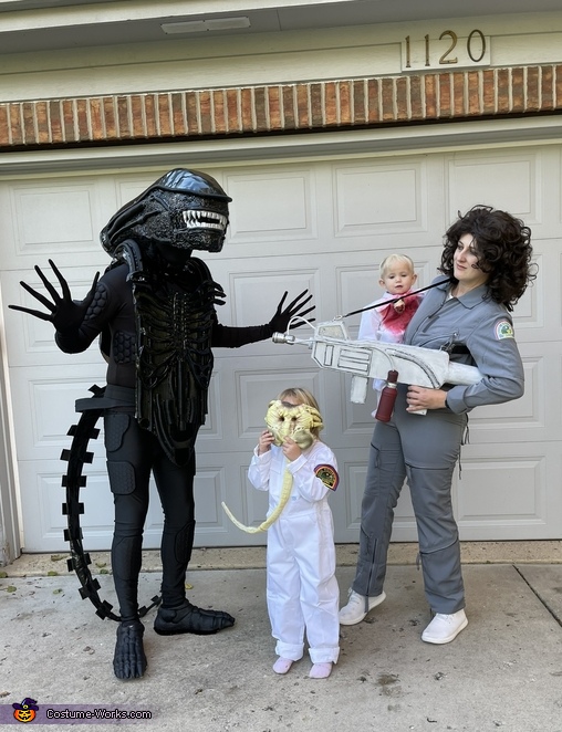 pregnant alien costume