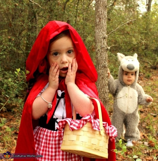 Little Red Riding Hood And The Big Bad Wolf Halloween Costumes