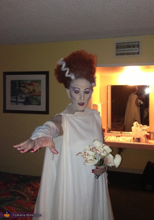 The Bride of Frankenstein Adult Costume | How-to Guide