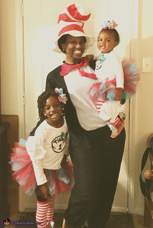 The Cat in the Hat and Thing 1 and Thing 2 Costume