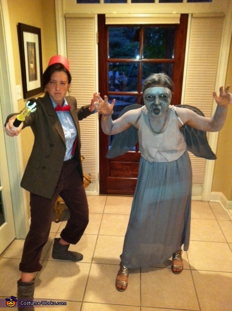 The Doctor and a Weeping Angel Costume | Coolest DIY Costumes