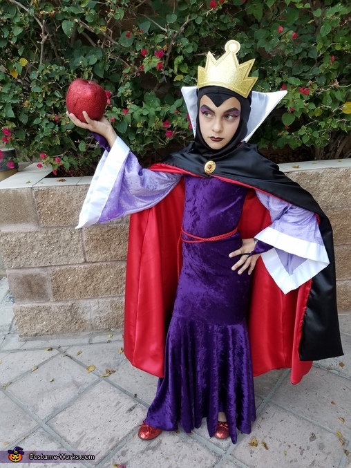 evil queen costume kids