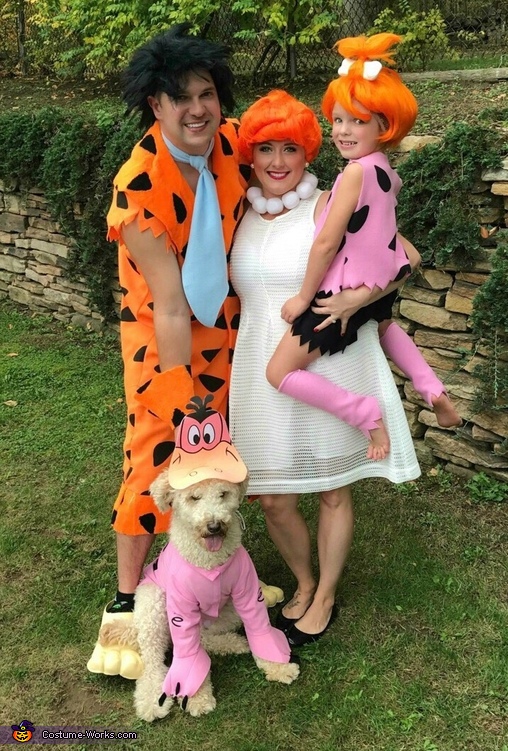 Flintstone Family Halloween Costume