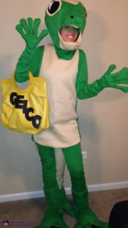 The Geico Gecko Costume