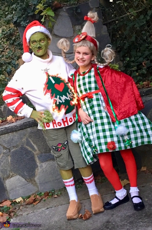 Grinch and cindy lou hot sale costumes