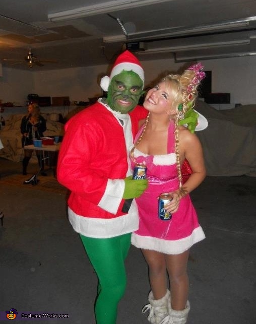 The Grinch and Cindy Lou Who Couple Costume - Photo 4/5