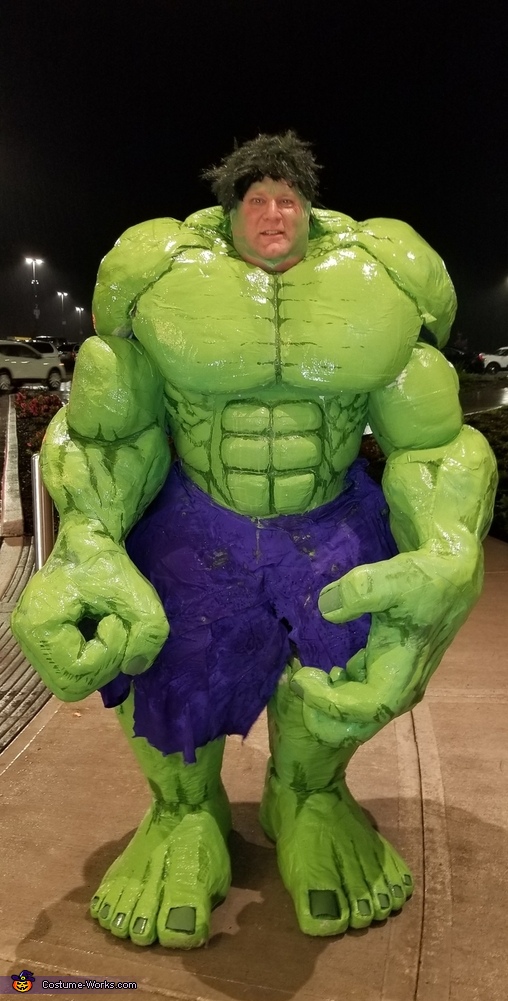 Homemade Hulk Costume