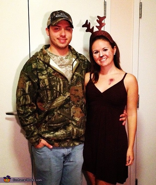 Deer and Hunter Couples Costume