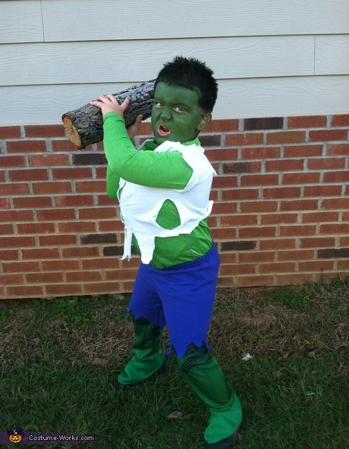 The Incredible Hulk Boy's Halloween Costume | Easy DIY Costumes