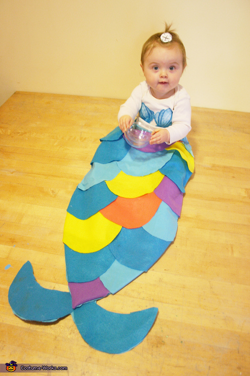  Mermaid Baby Costume