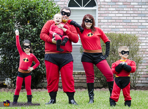 The Incredibles Family Halloween Costumes