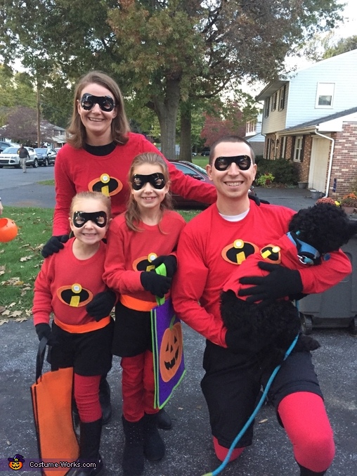 The Incredibles Family Homemade Costumes | DIY Costumes Under $45