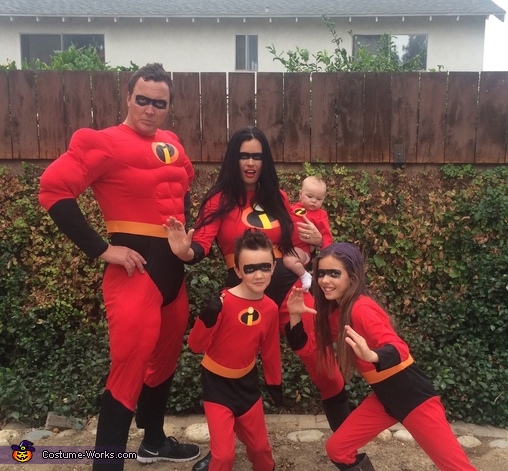 The Incredibles Family Costume