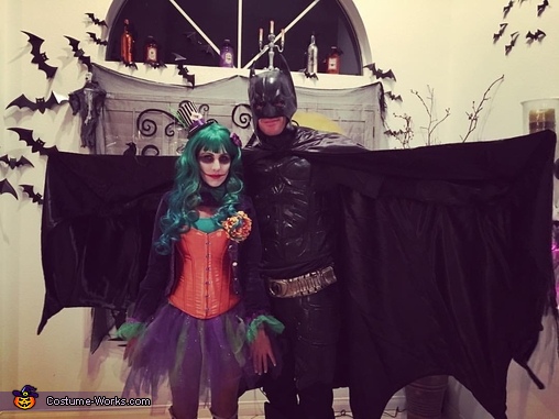 The Lady Joker and Batman Costume | DIY Costumes Under $25