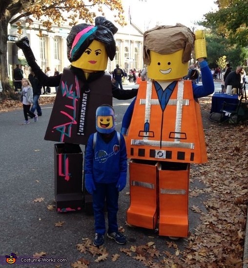 The Lego Family Halloween Costume