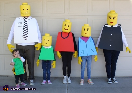 The Lego Family Costumes