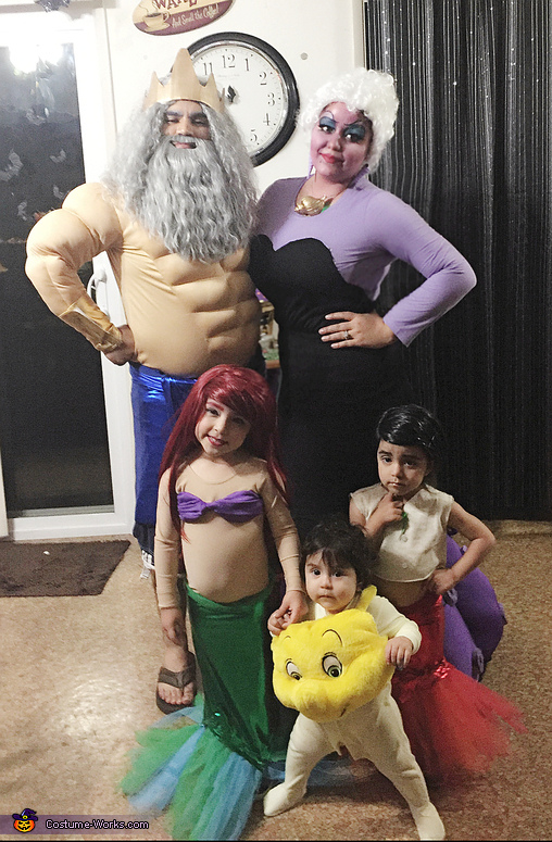 The Little Mermaid Family Costume