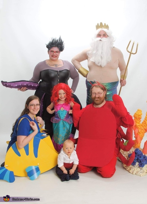 The Little Mermaid Family Costume Coolest DIY Costumes