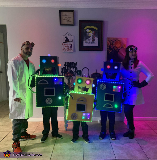 The Mad Scientists and their Son-Bots Costume