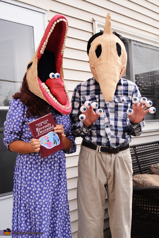 adam and barbara beetlejuice costume