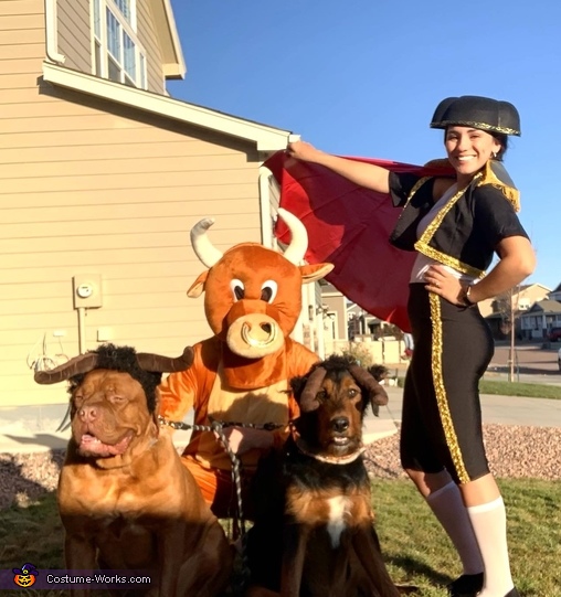 The Matador and her Bulls Costume