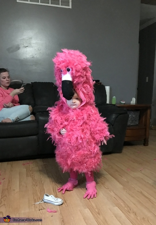 DIY Pink Flamingo Baby Costume | Coolest DIY Costumes - Photo 4/5