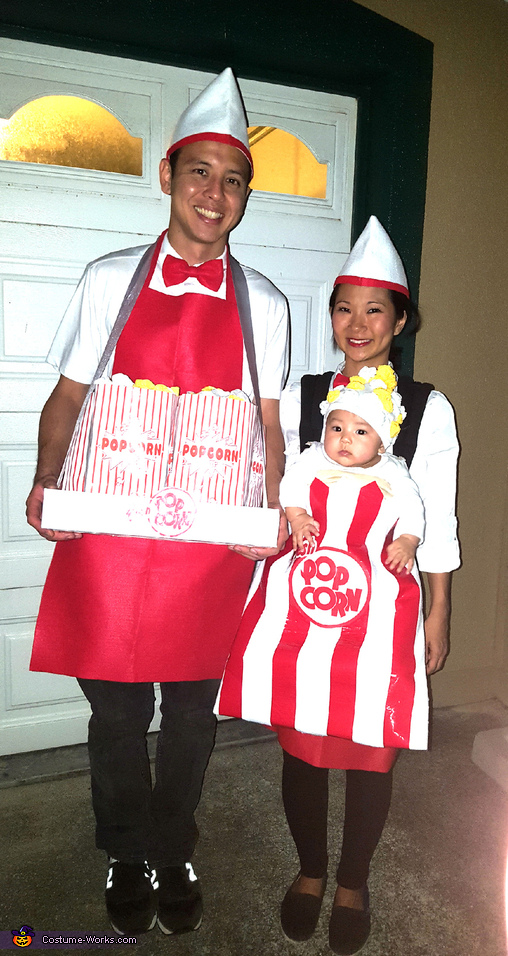 How to Make a Popcorn Box Costume - Easy DIY Halloween