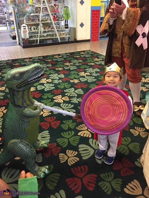 The Prince is slaying a Dragon Costume