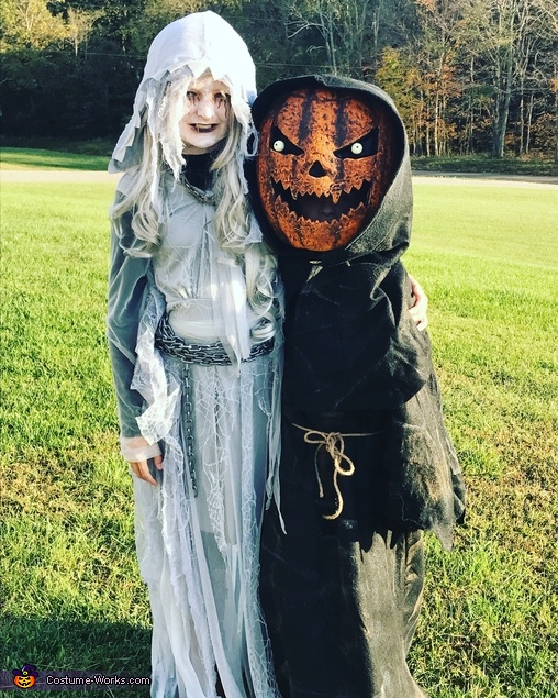 The Pumpkin and his Spirit Costume | Unique DIY Costumes