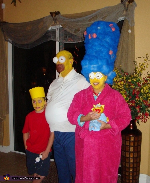 The Simpson Family Costume