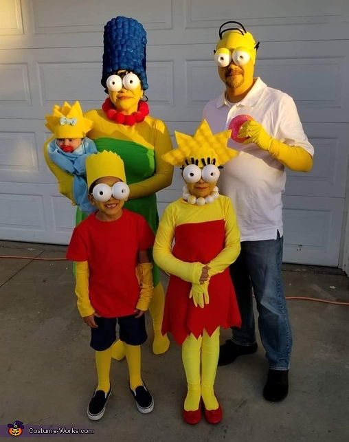 Simpsons costume photos
