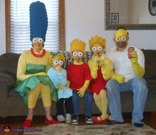 Coolest The Simpsons Family Costume | DIY Costumes Under $35
