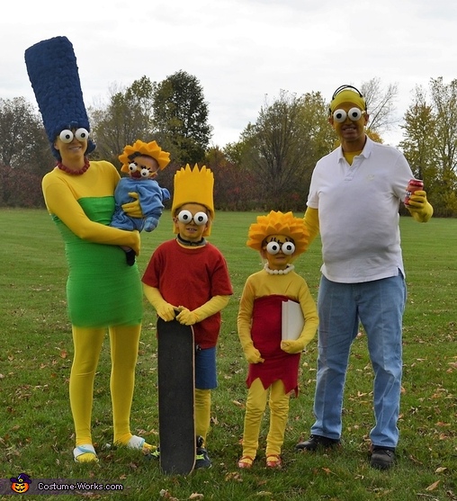 The Simpsons Family Costume | Original DIY Costumes