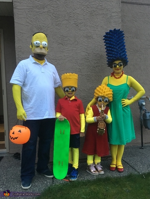 The Simpsons Family Costume | DIY Costumes Under $35