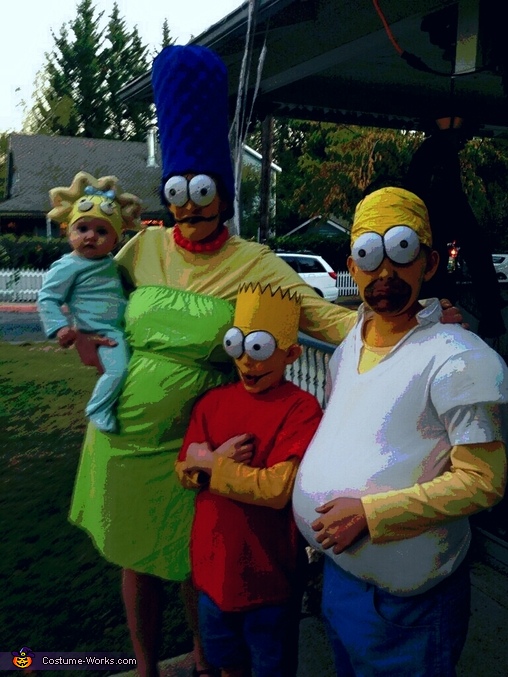 The Simpsons Family Costume | DIY Costumes Under $25